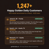 Golden Daily — Whole-Fruit Memory Coffee with Lion's Mane & Reishi (284g)